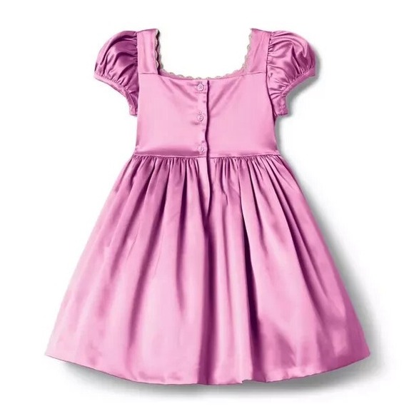 Janie and Jack Disney Rapunzel Dress, Girls Size 12 - Picture 4 of 4